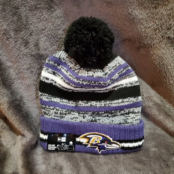 New Era Baltimore Ravens Warm Beanie Toque Unisex Men’s Women’s NWT - Picture 1 of 5